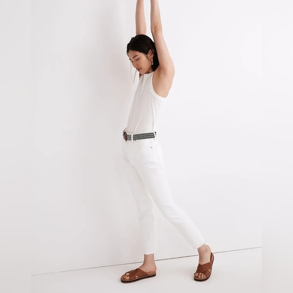 Madewell The Perfect Vintage Jean in Tile White Size 16W - Picture 6 of 13